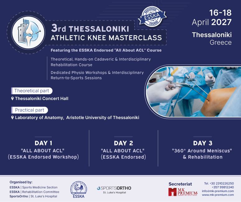 3rd Thessaloniki Athletic Knee Masterclass